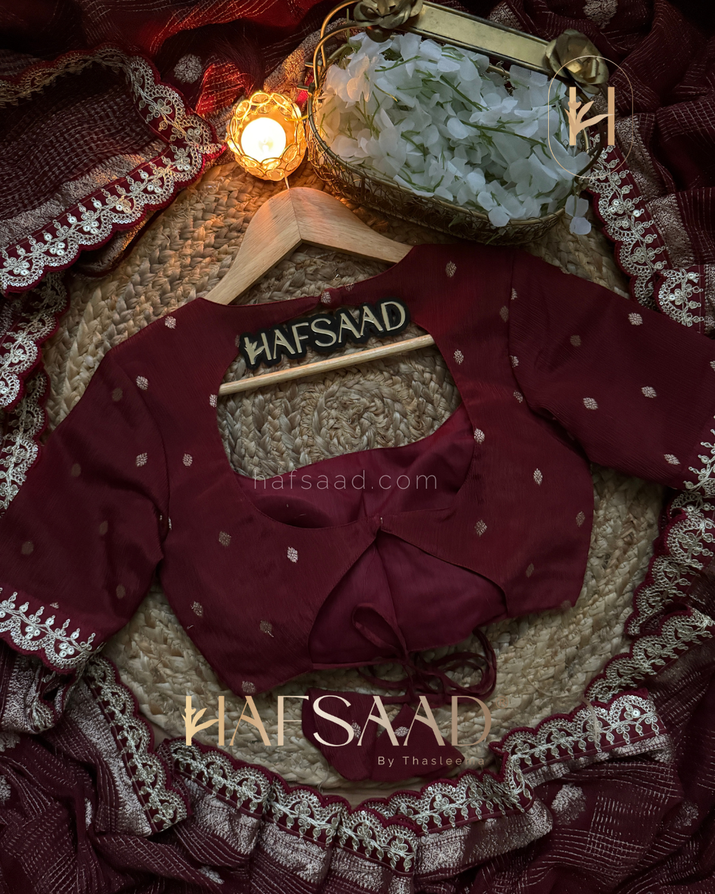 Ritvika - Crush Chinnon Saree