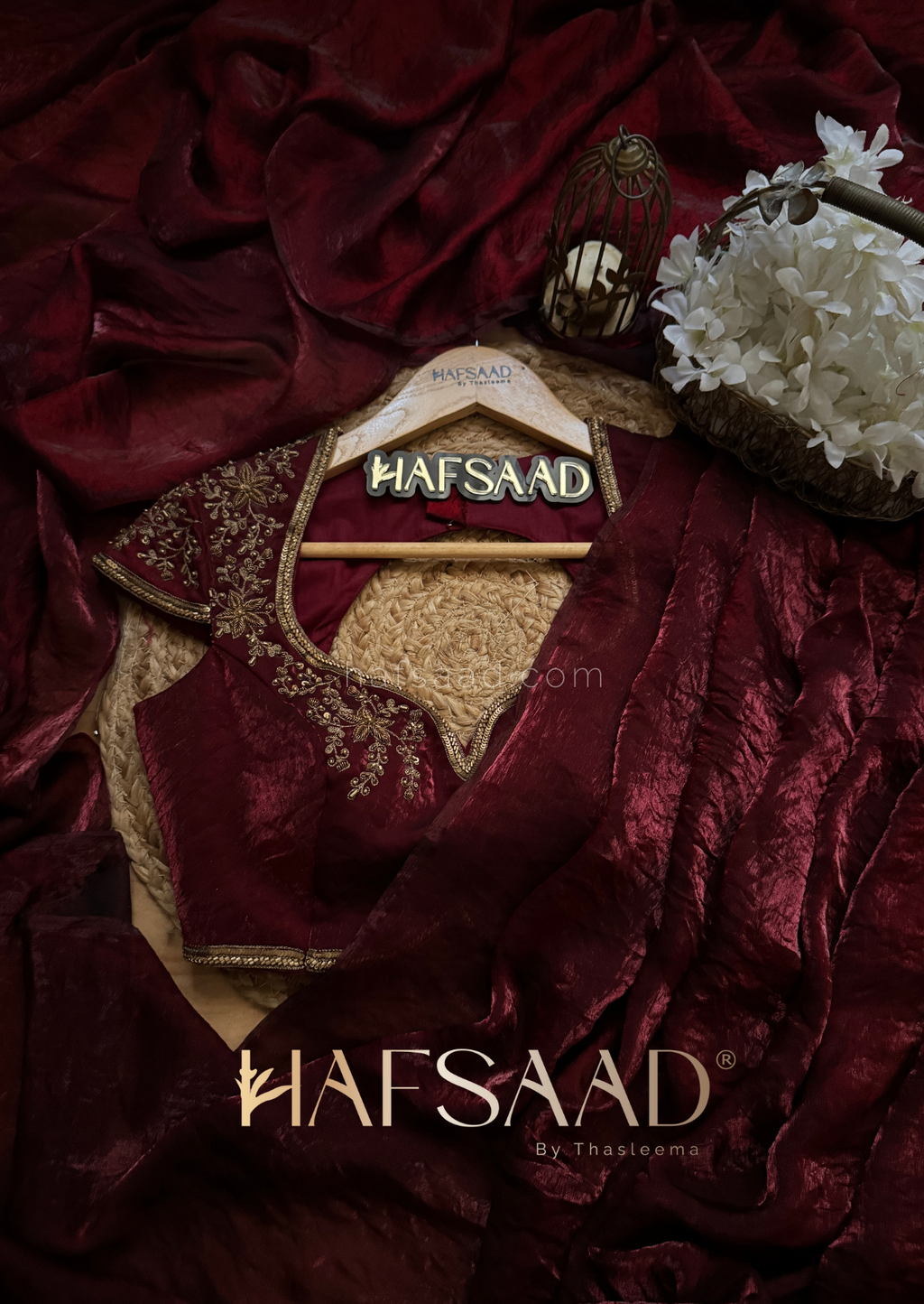 Rouge - Artisanal handwork saree