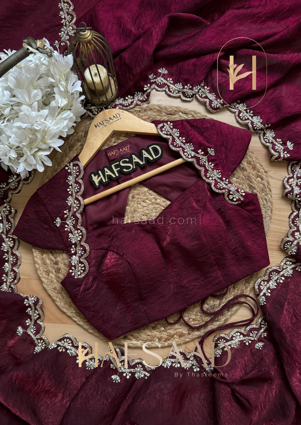 Zarin - Crushed fendy silk saree