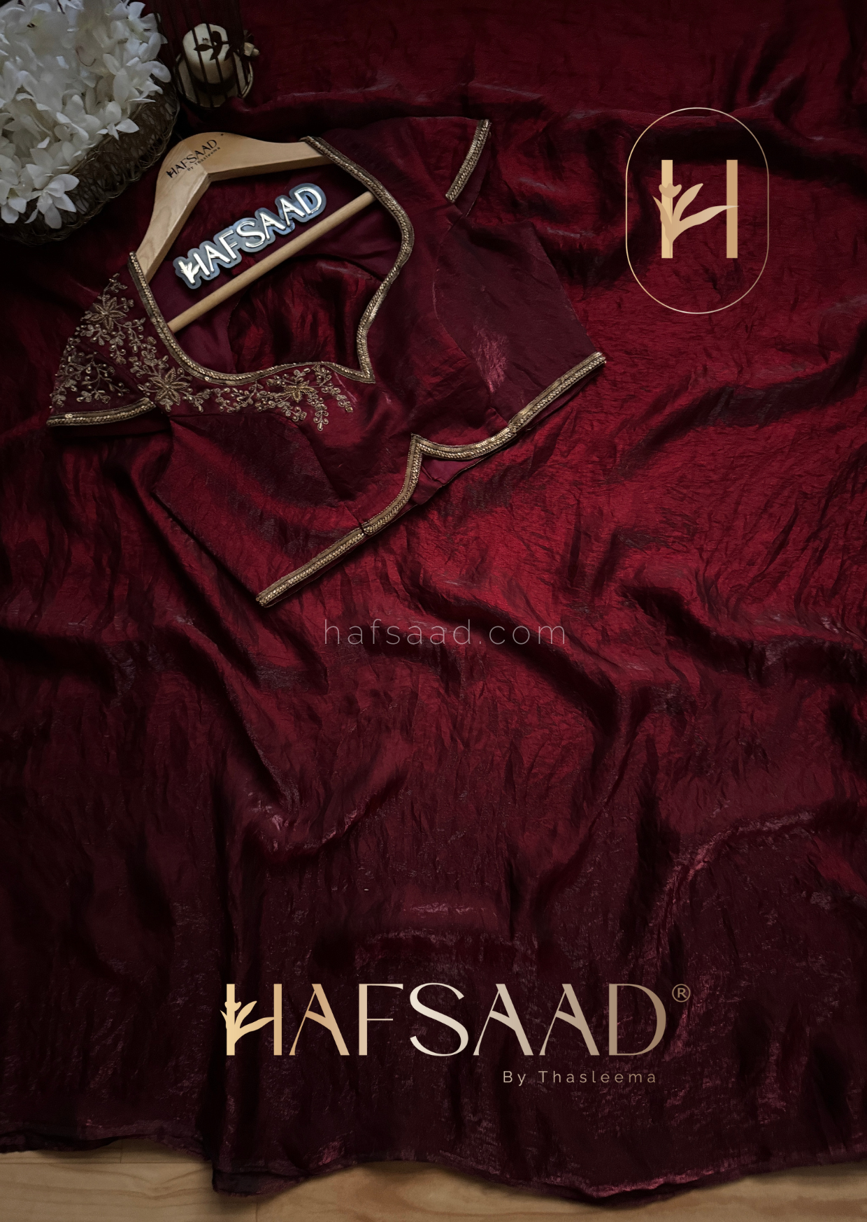 Rouge - Artisanal handwork saree