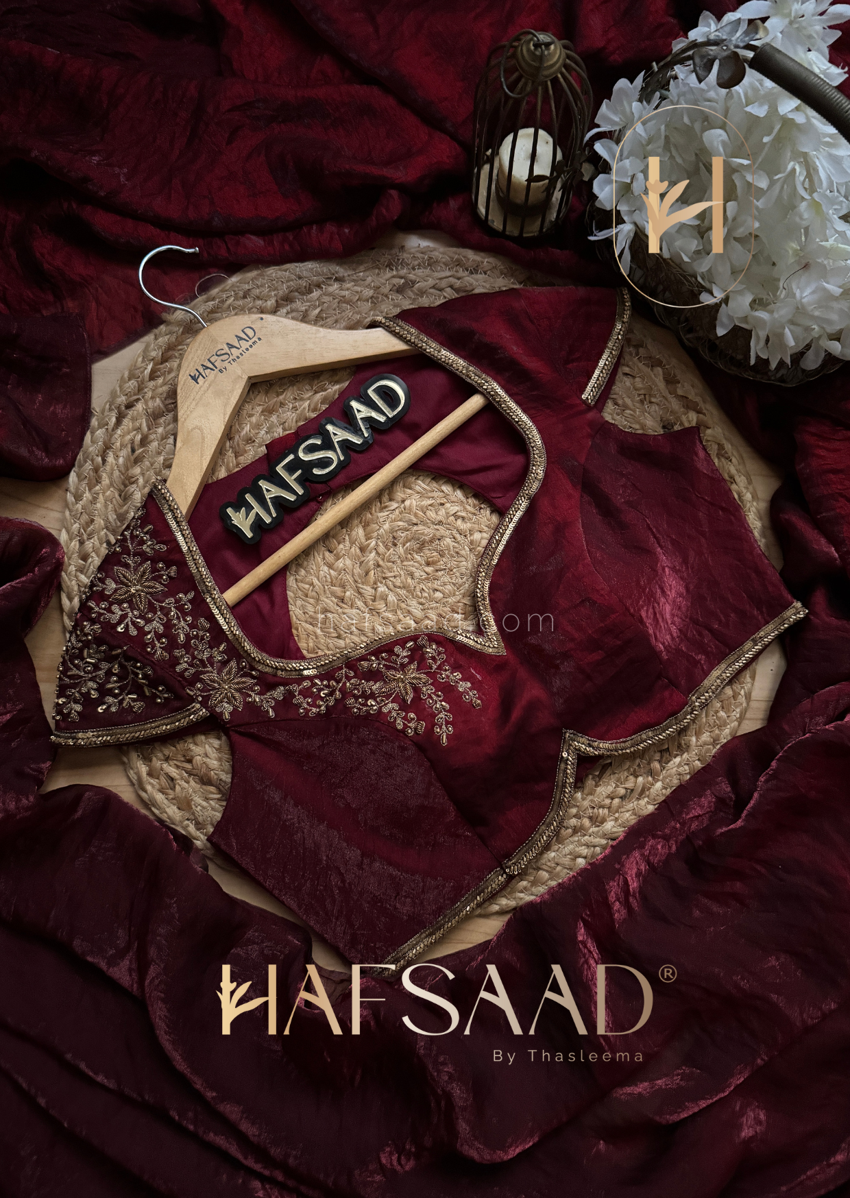 Rouge - Artisanal handwork saree