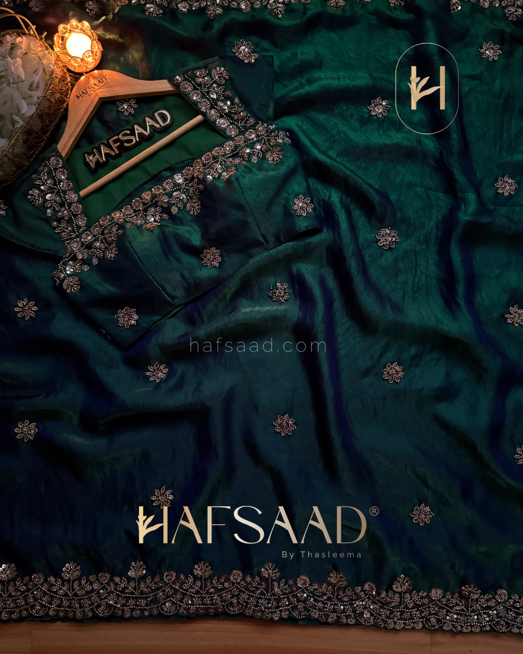 Sana- Stardust Satin Saree