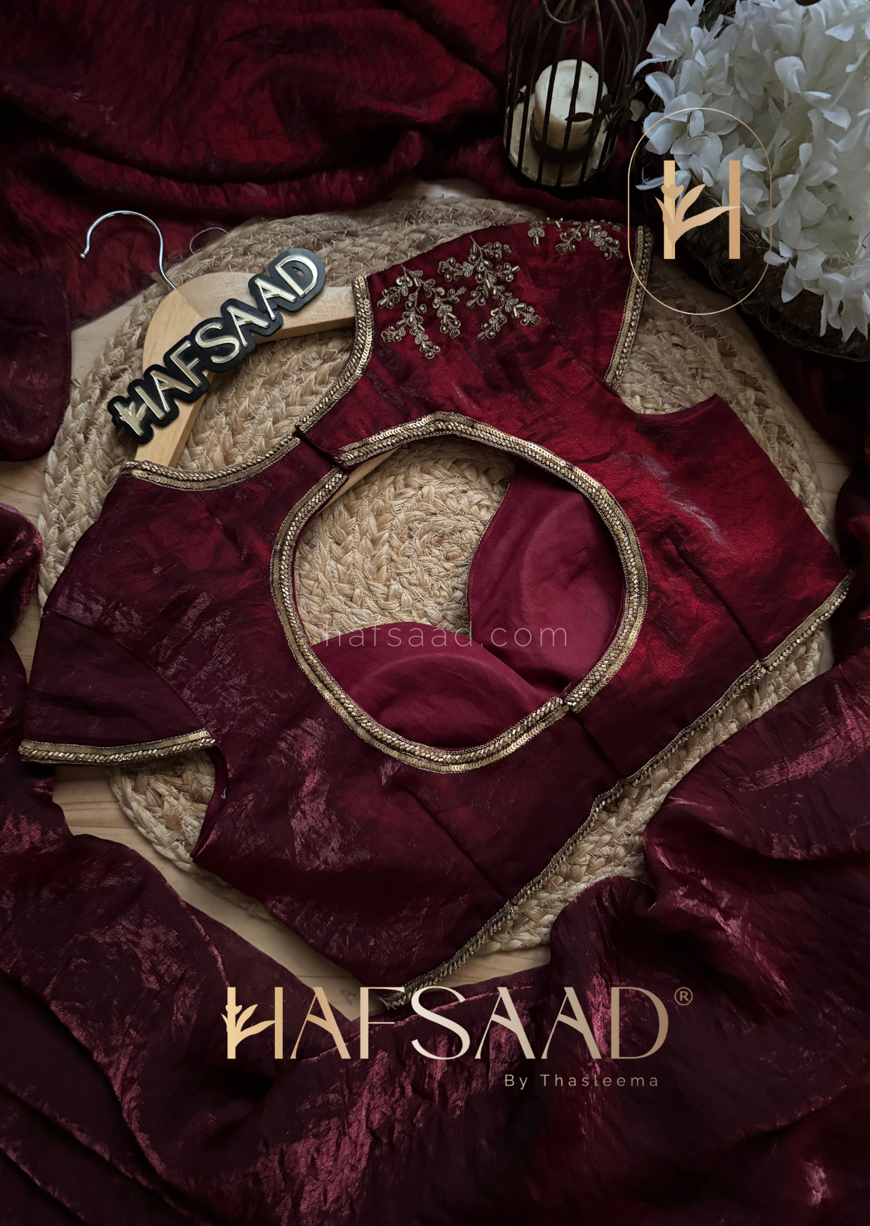 Rouge - Artisanal handwork saree